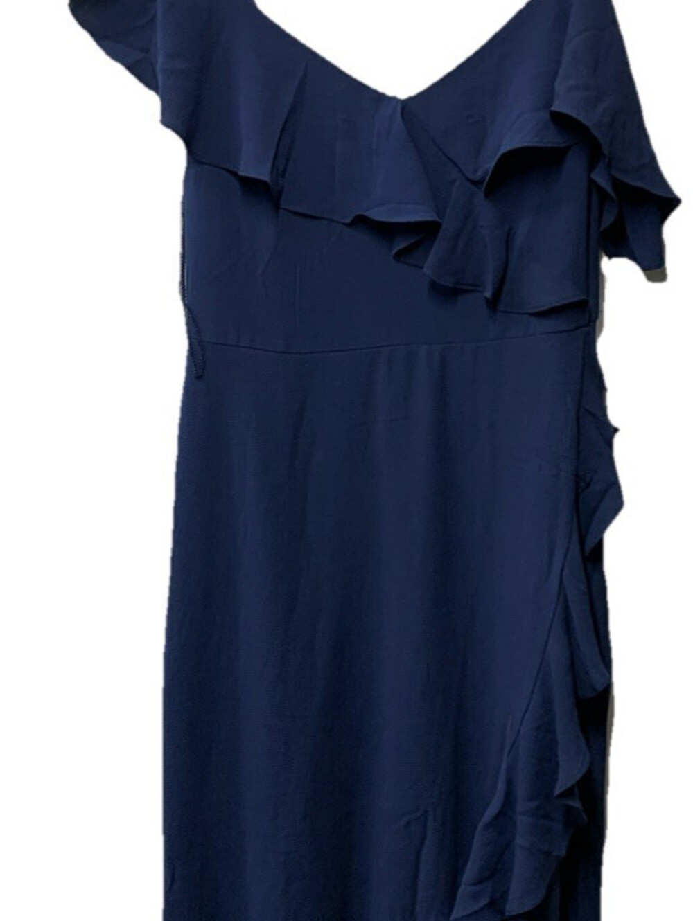 London Times T4150M Women's Ruffle Dress Party Cocktail Elegant Evening Size 10